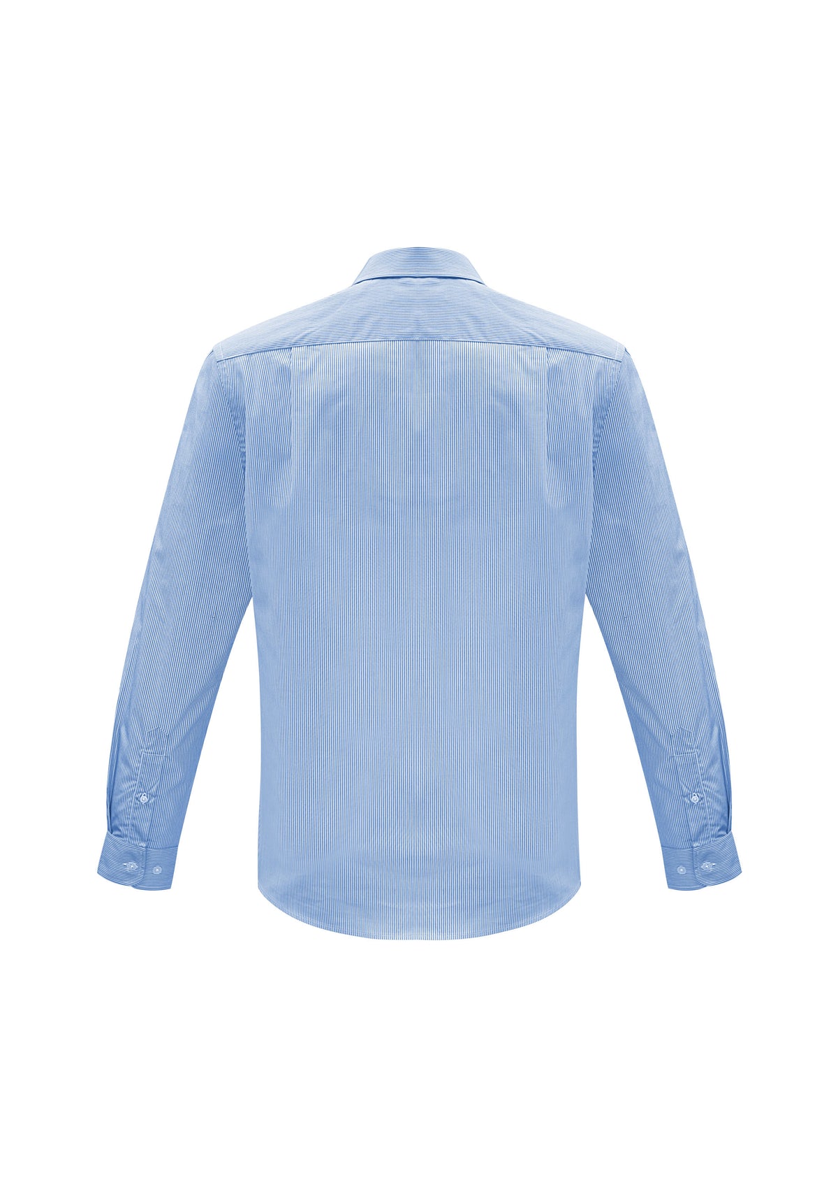 Euro Mens Long Sleeve Shirt - Blue - Back