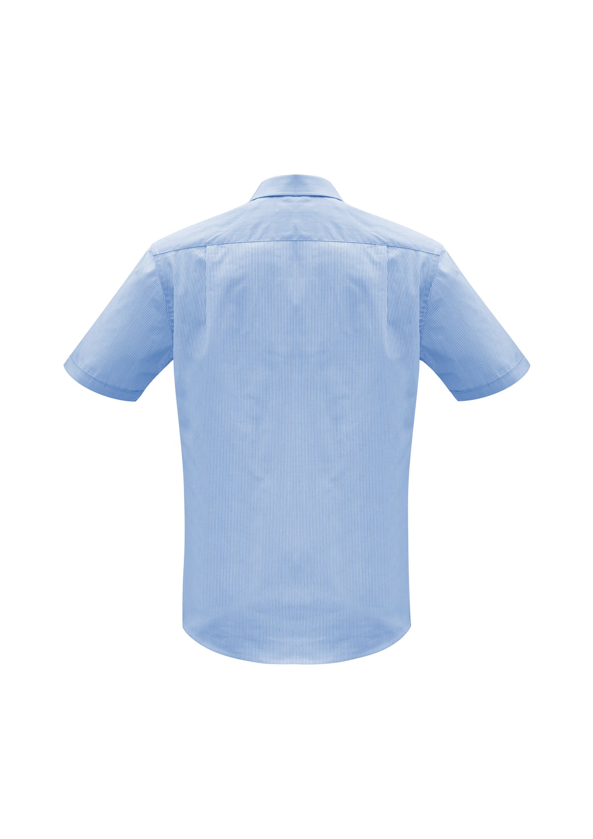 Euro Mens Short Sleeve Shirt - Blue - Back
