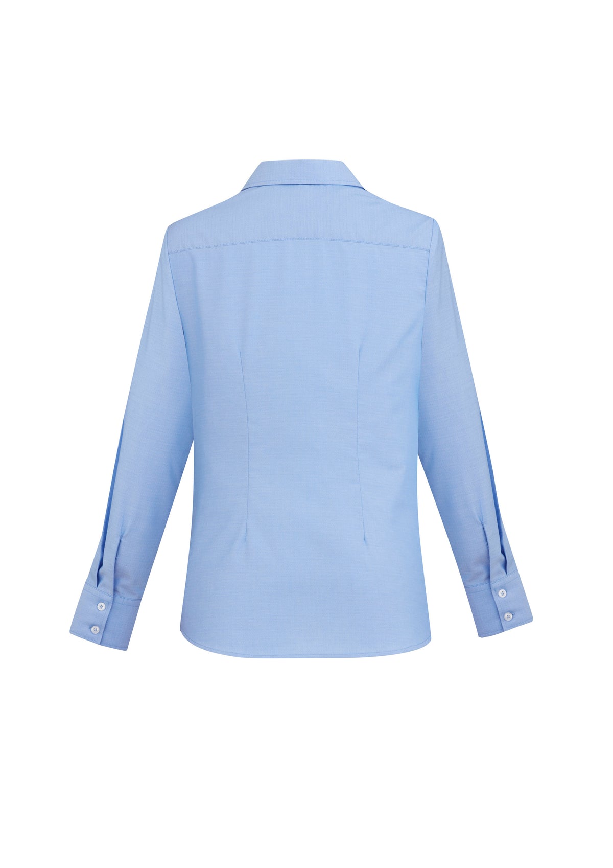 Regent Womens Long Sleeve Shirt - Blue - Back