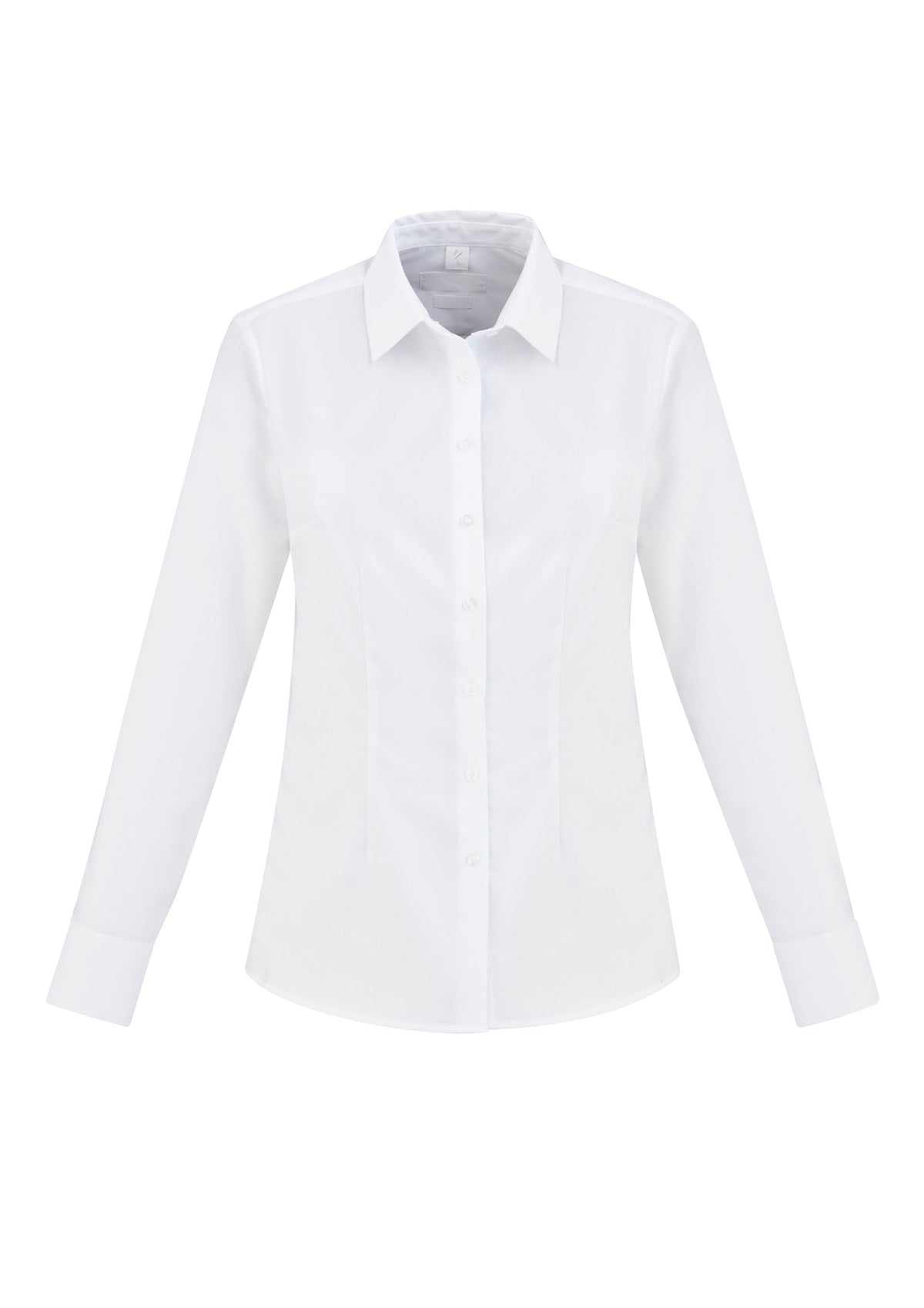 Regent Womens Long Sleeve Shirt - White - Front