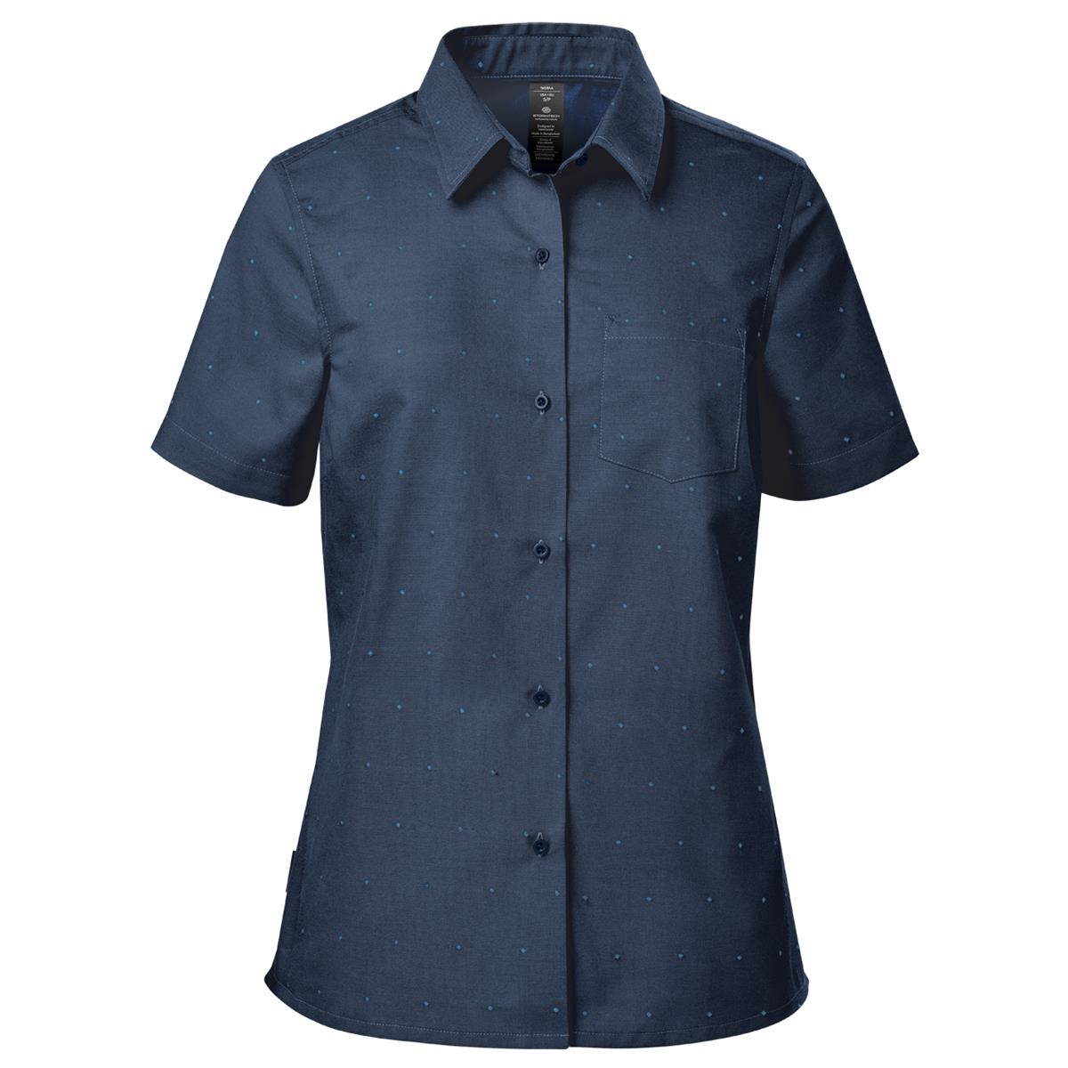 Women's Molokai S/S Shirt - Navy / Classic Blue - Front