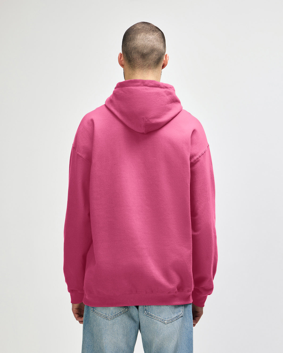 Gildan Softstyle SF500 Hoodie - Pink Lemonade - Back