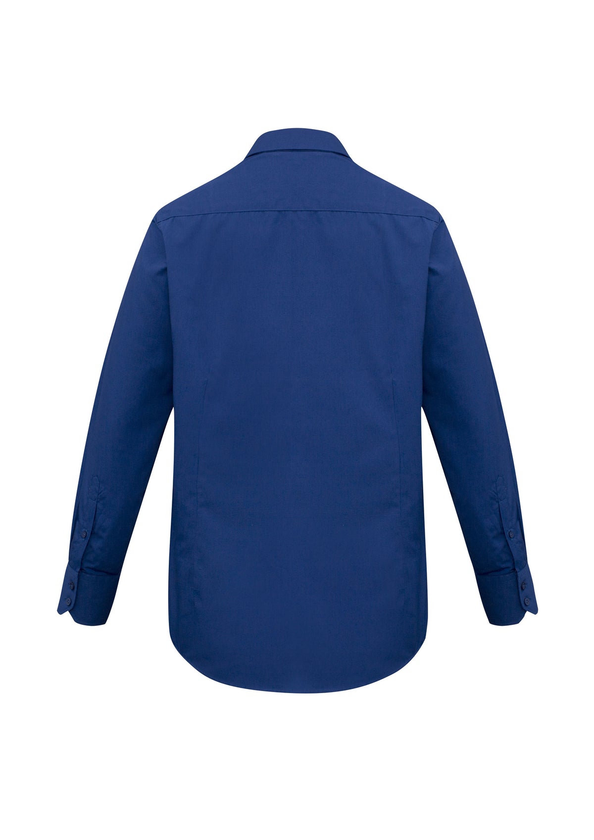 Metro Mens Long Sleeve Shirt - Royal - Back