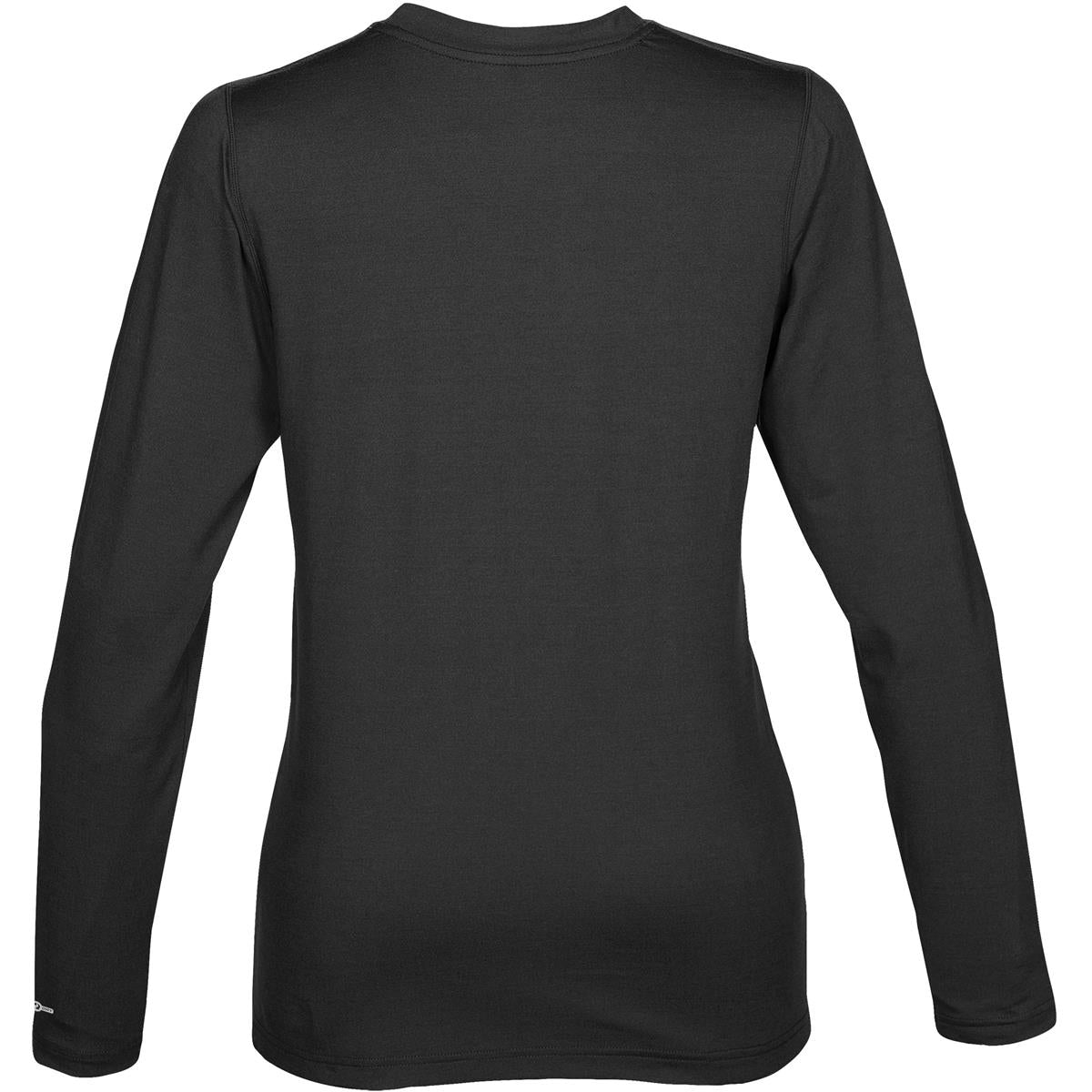 Women's Lotus H2X-Dry L/S Tee - Carbon Melange - Back
