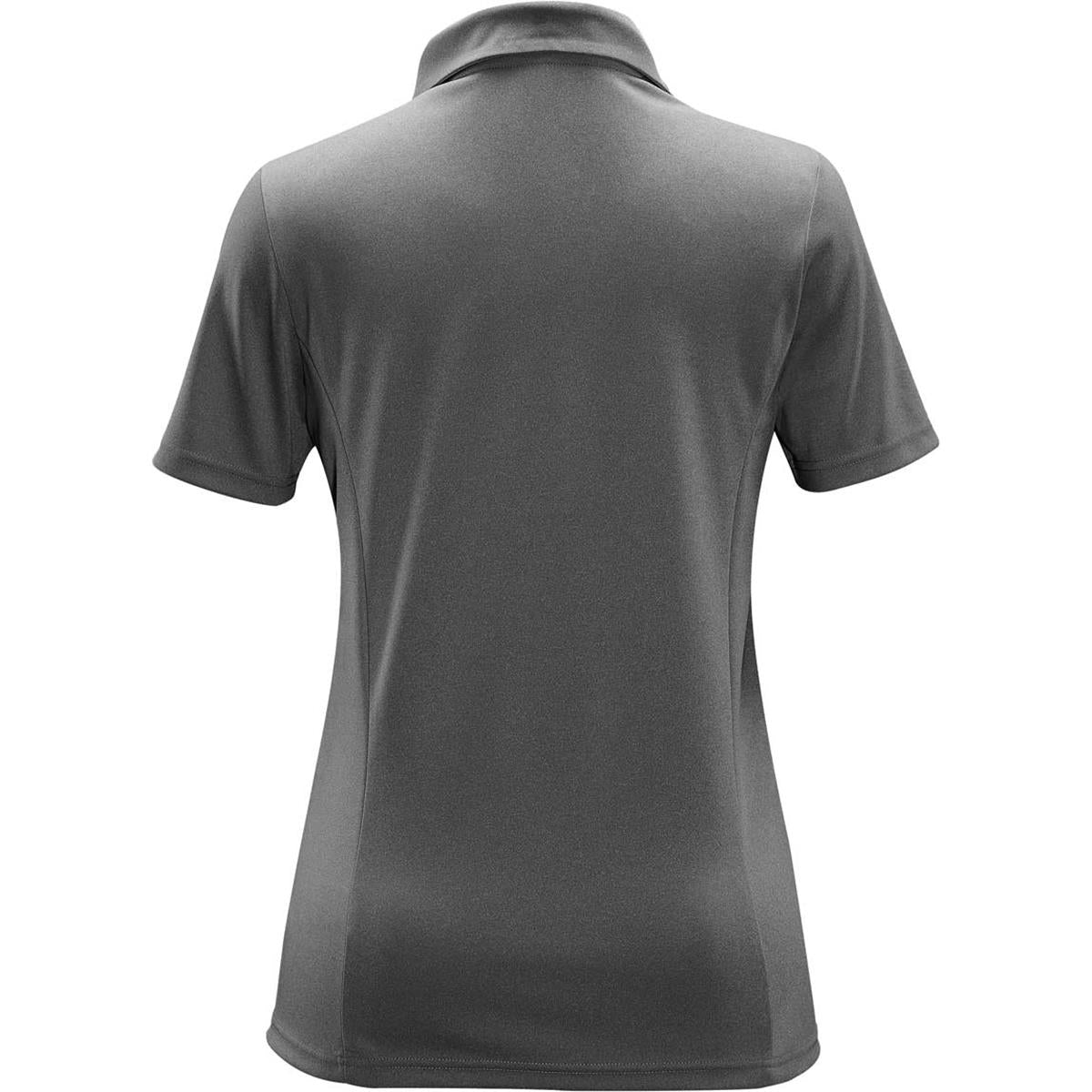 Women's Mistral Heathered Polo - Dolphin - Back