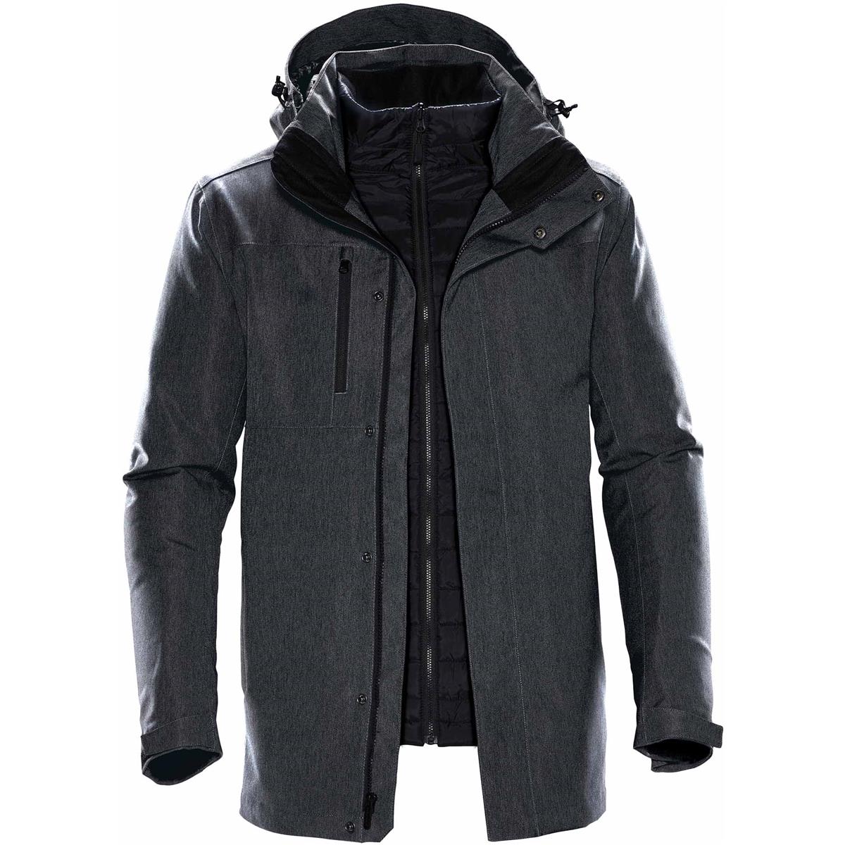 Men's Avalante System Jacket - Charcoal Twill - Front