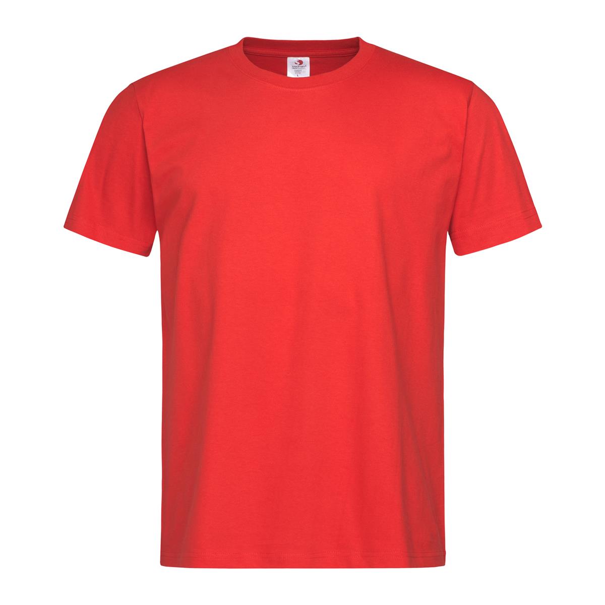 Men's Heavyweight Comfort-T Crew Neck - Scarlet Red - Front