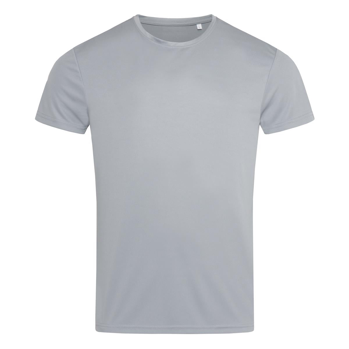 Men's Active Sports-T - Silver Grey - Front