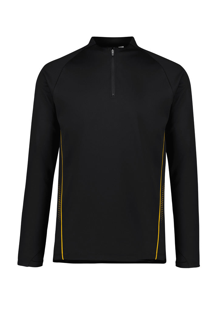 Balance Unisex Mid Layer Top - Black/Gold - Front