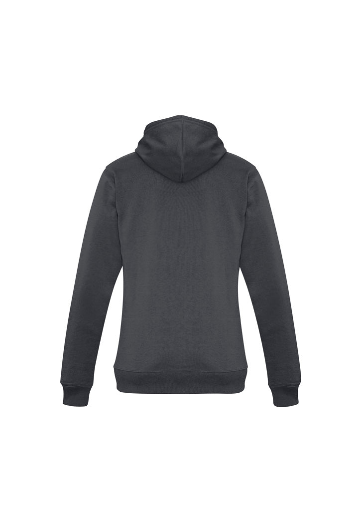 Crew Womens Hoodie - Charcoal - Back