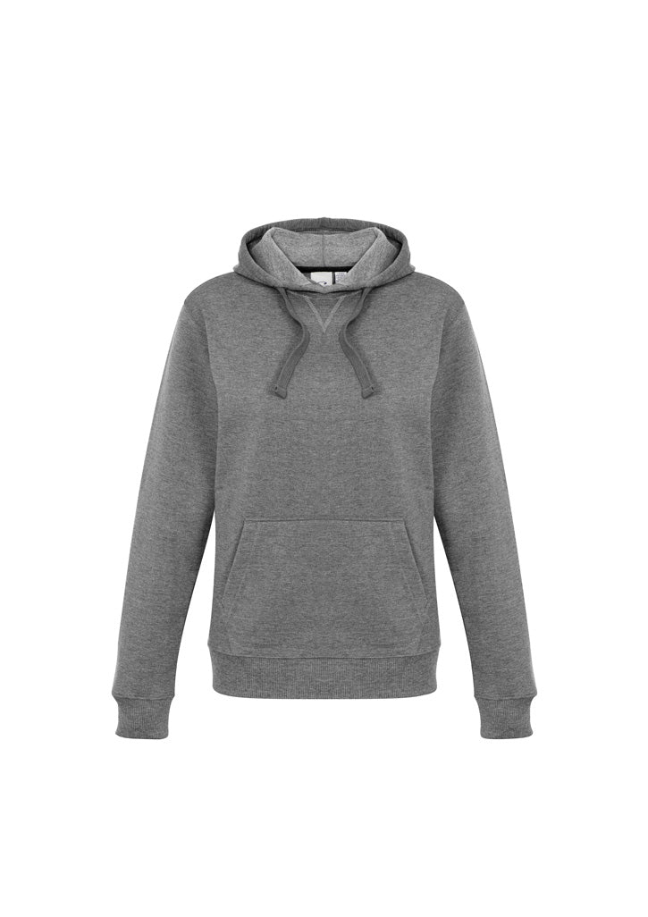 Crew Womens Hoodie - Grey Marle - Front