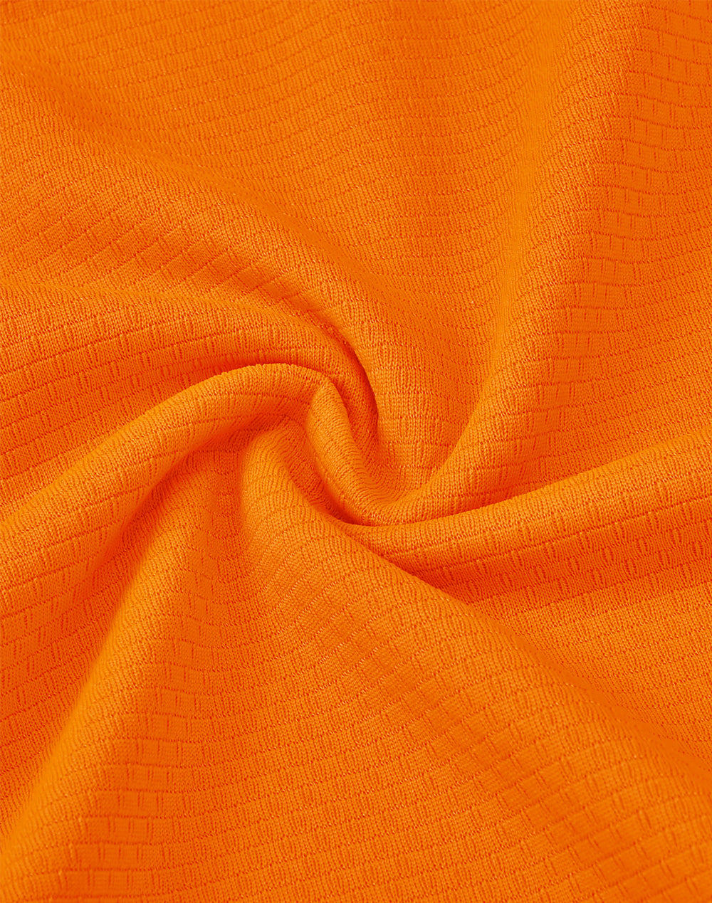 Unisex Hi-Vis Bamboo Charcoal Ss Polo - Orange/Navy - Fabric