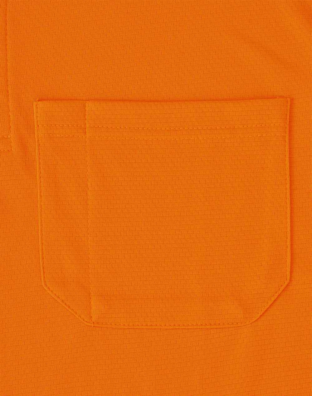 Unisex Hi-Vis Bamboo Charcoal Ss Polo - Orange/Navy - View