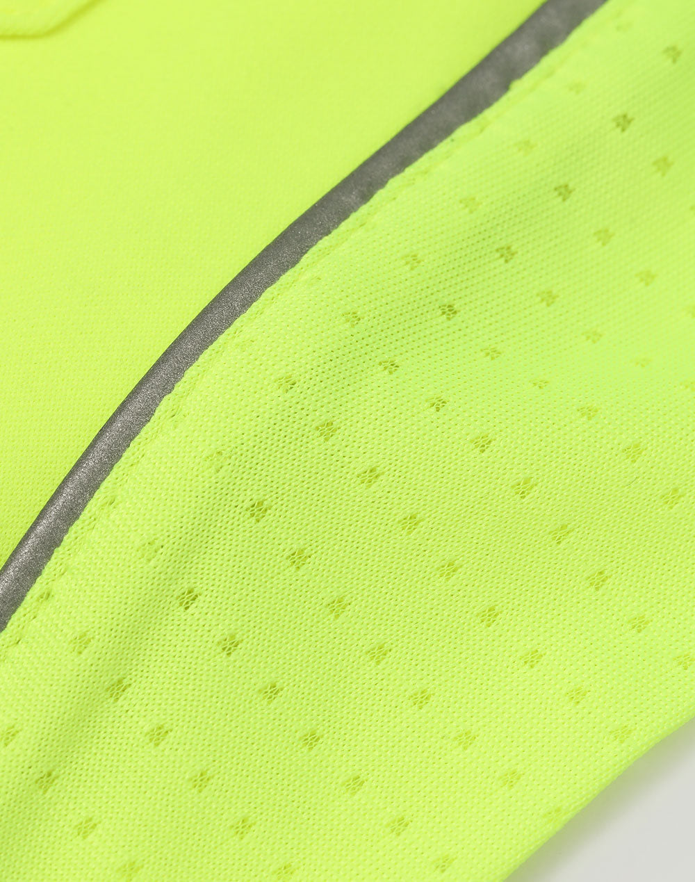 Hi-Vis Sustainable Cool-Breeze Safety Polo - Yellow/Navy - View