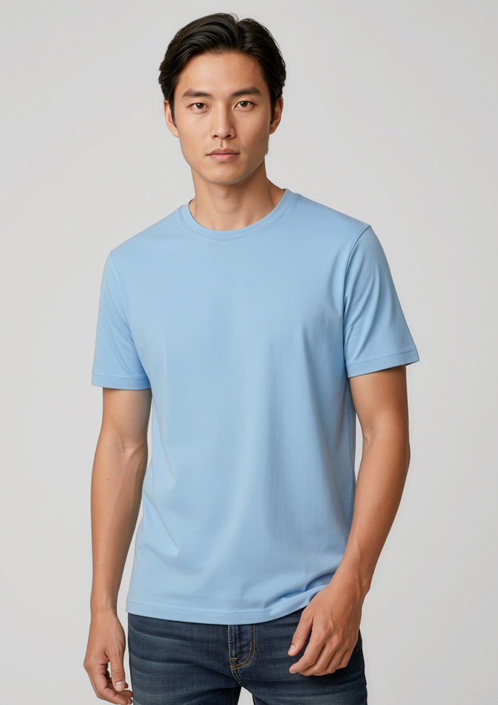Ice Mens Short Sleeve Tee - Spring Blue - Model