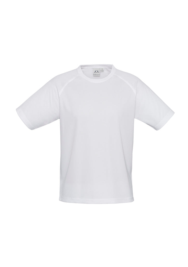 Sprint Kids Short Sleeve Tee - White - Front