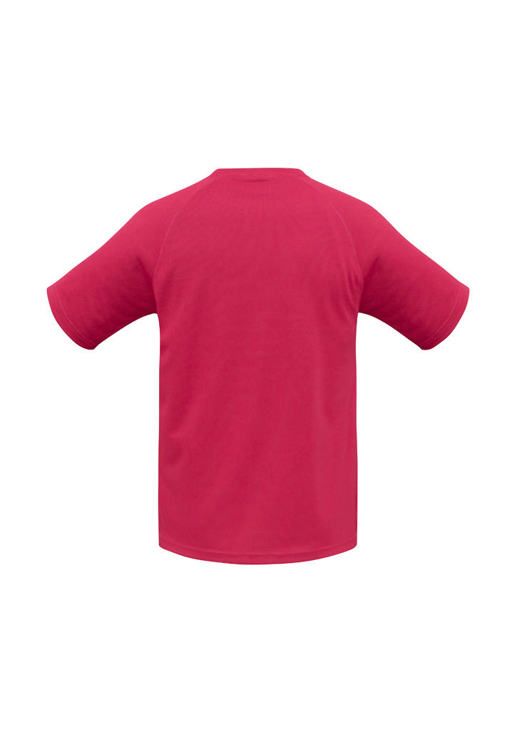 Sprint Mens Short Sleeve Tee - Red - Back