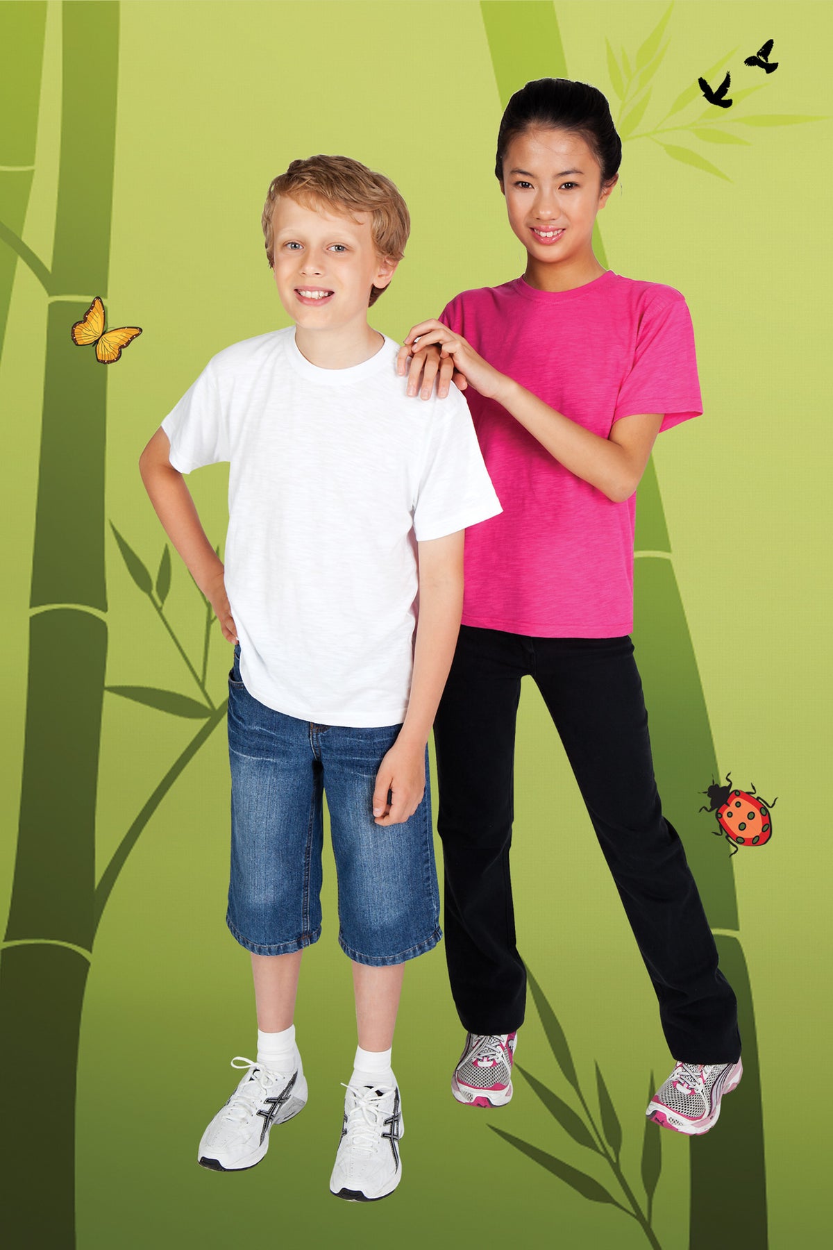 Kids Bamboo Cotton T-shirt - view