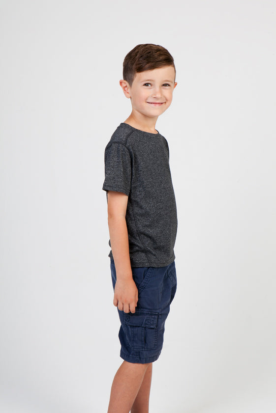 Kids Heather Tees - Greatness Range - view