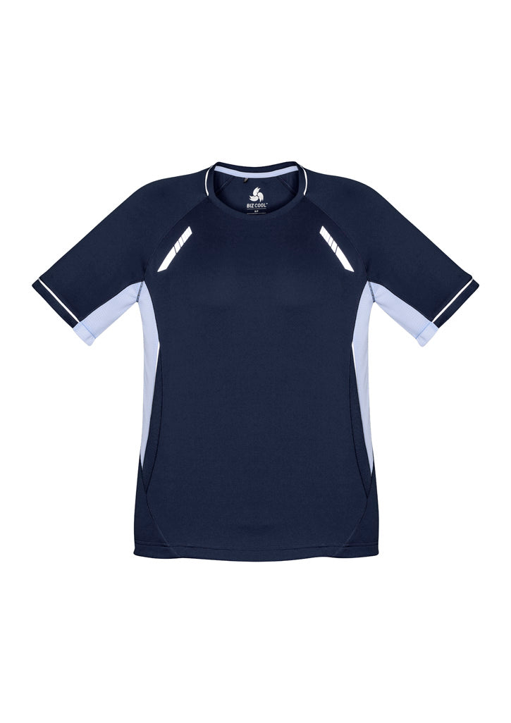 Renegade Kids Short Sleeve Tee - Navy/White/Silver - Front