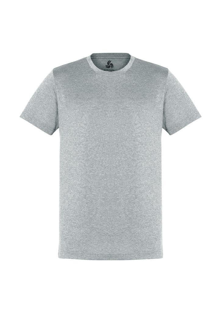 Aero Mens Short Sleeve Tee - Silver - Front