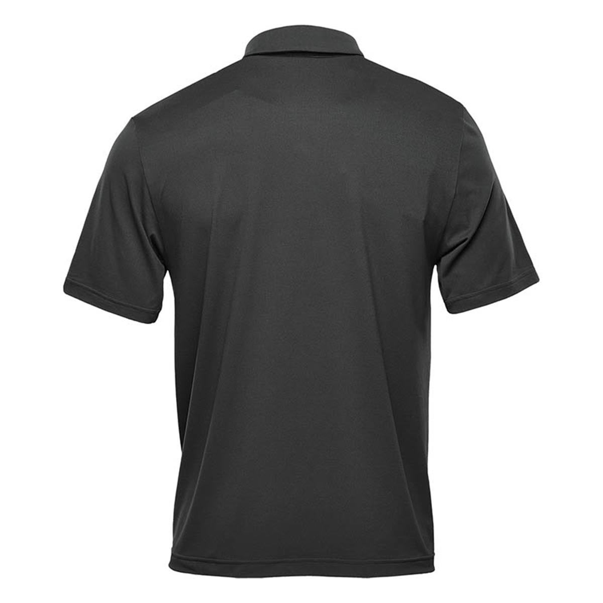 Men's Camino Performance Short Sleeve Polo - Graphite - Back