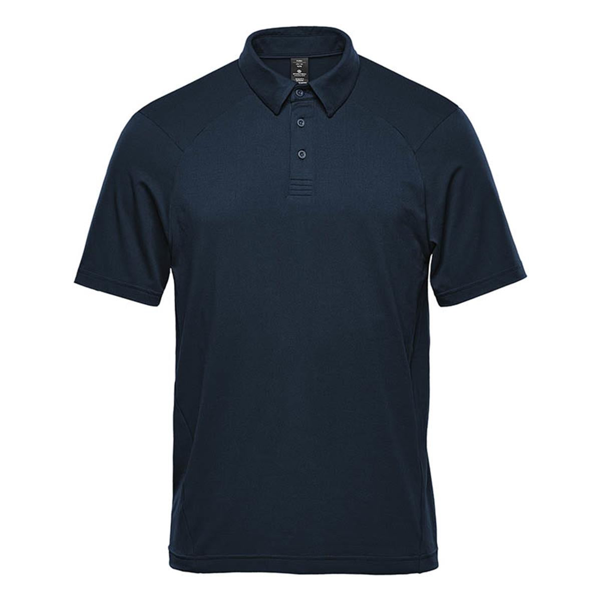 Men's Camino Performance Short Sleeve Polo - Navy - Front