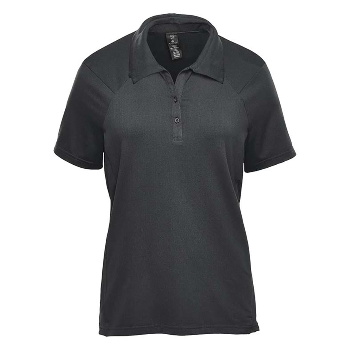 Women's Camino Performance Short Sleeve Polo - Graphite - Front