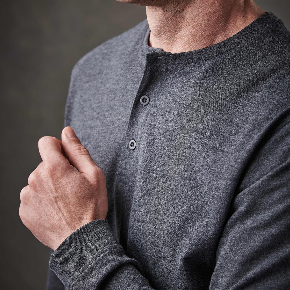 Men's Torcello L/S Henley - view