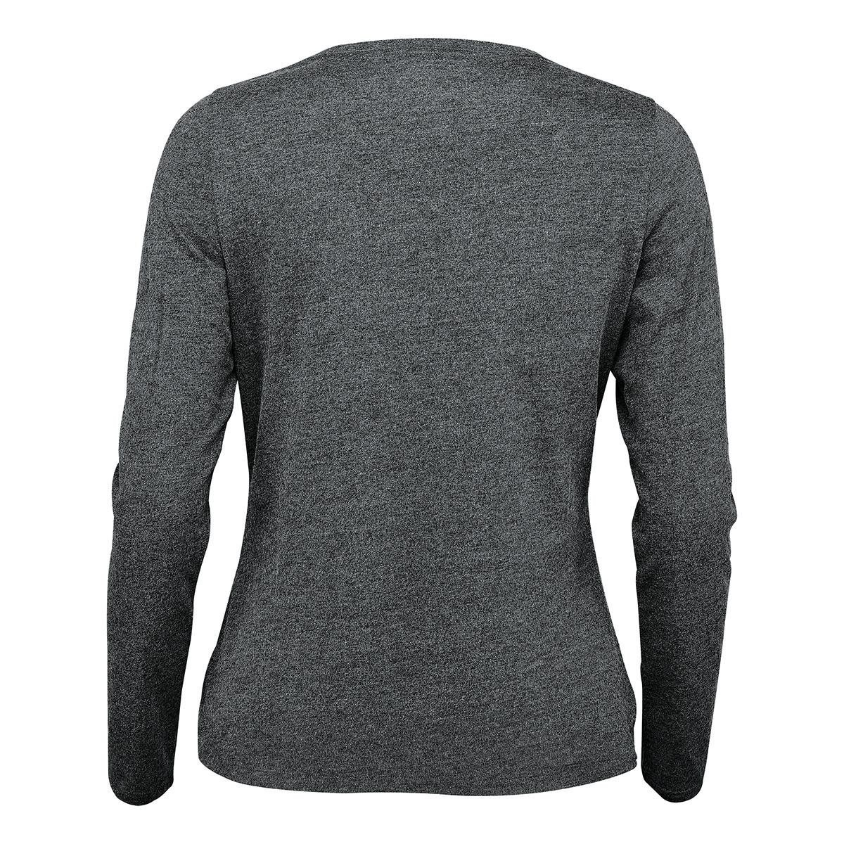 Women's Torcello L/S Tee - Graphite Heather - Back