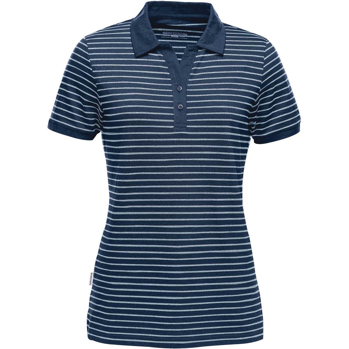 Women's Railtown Polo - Navy / White - Front