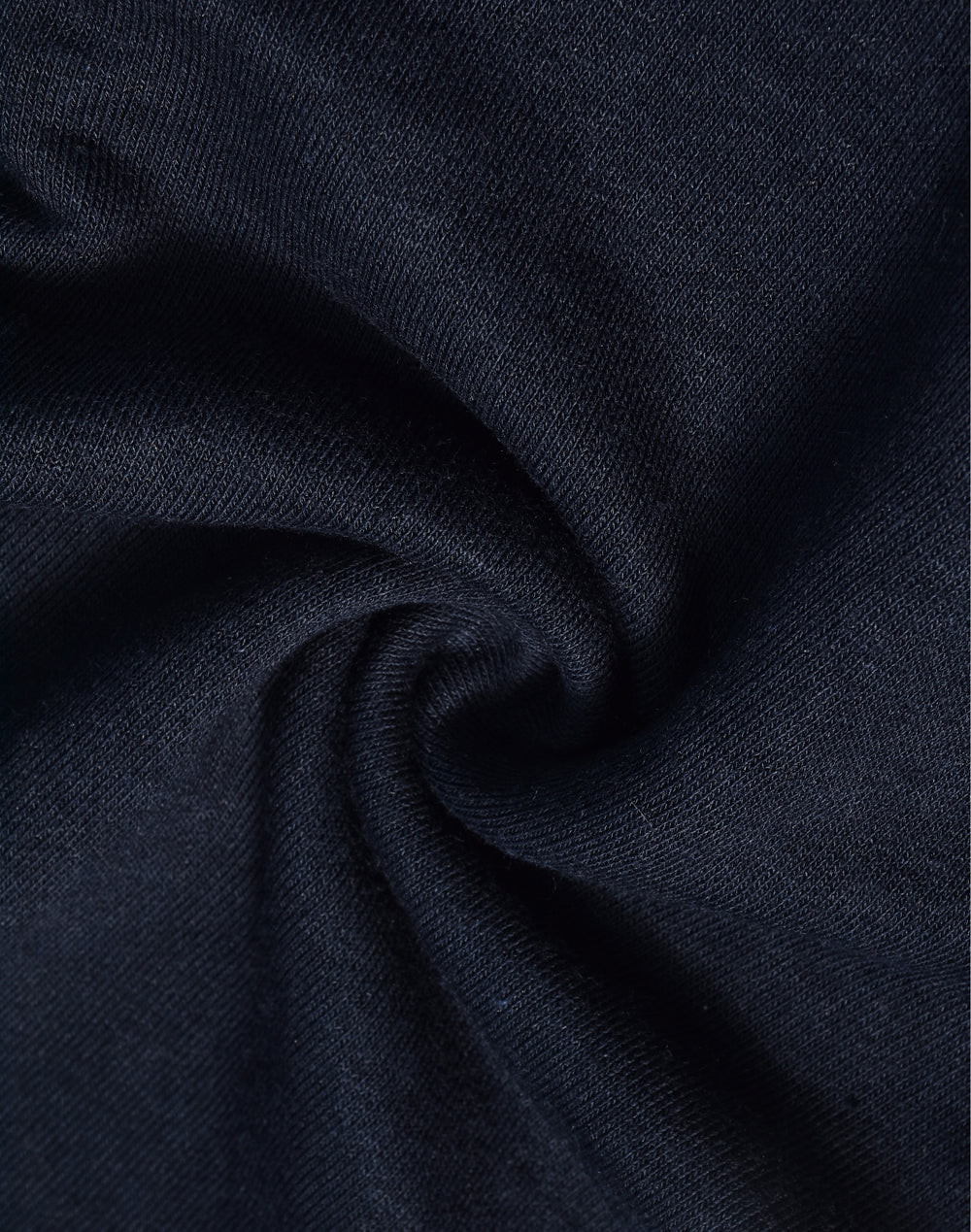 Kids French Terry Track Pants - Navy - Fabric