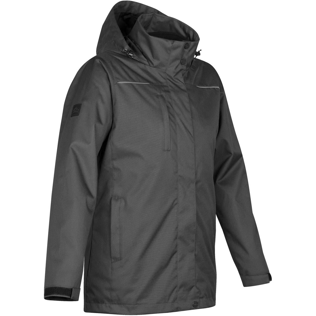 Womens Vortex HD 3-In-1 Parka - Granite - Back
