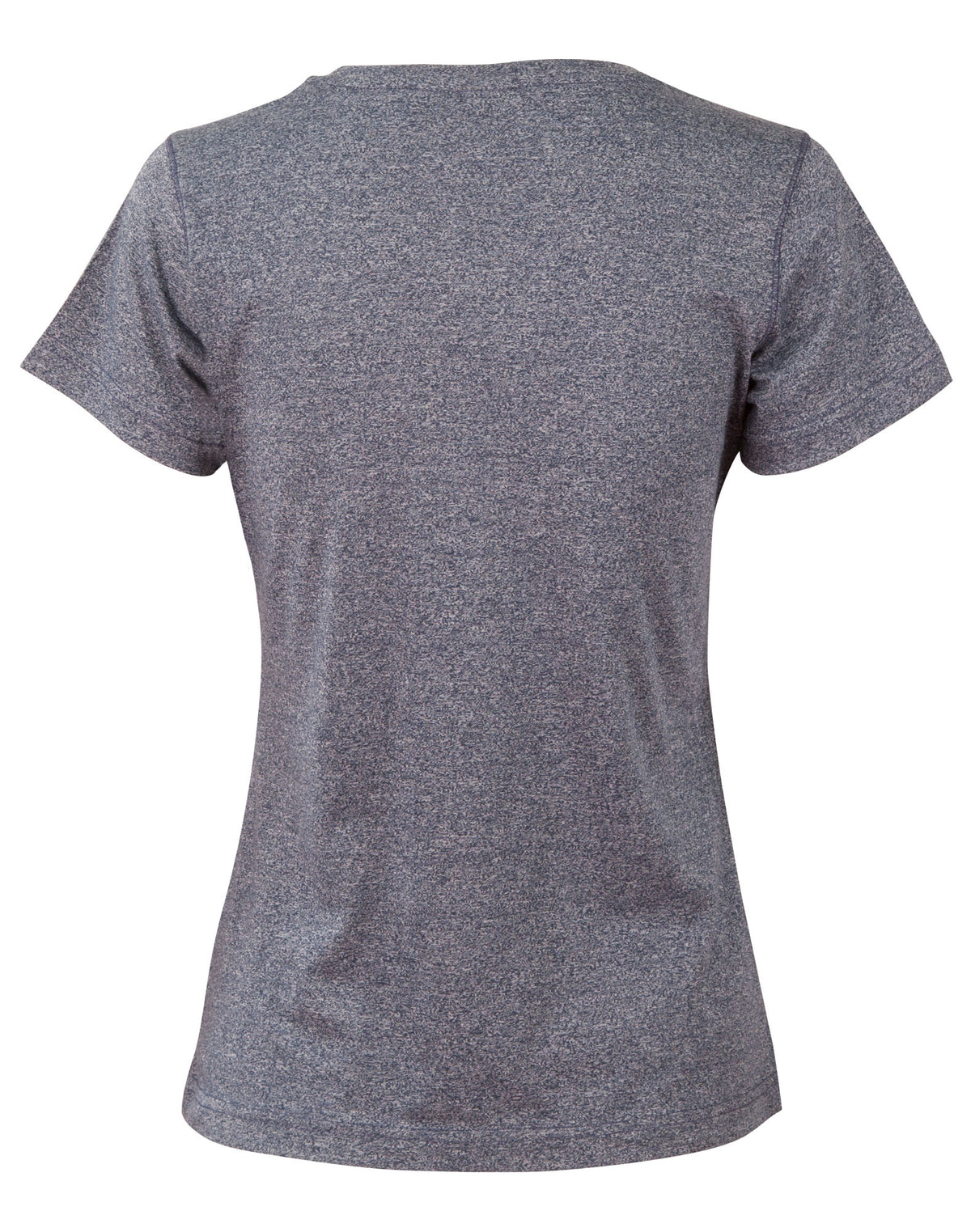 High Performance Heather Tee Ladies - Navy - Back