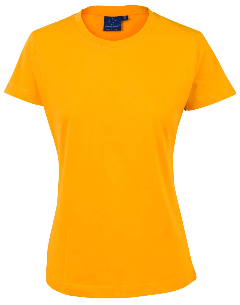 Savvy Tee Ladies - Gold - Front