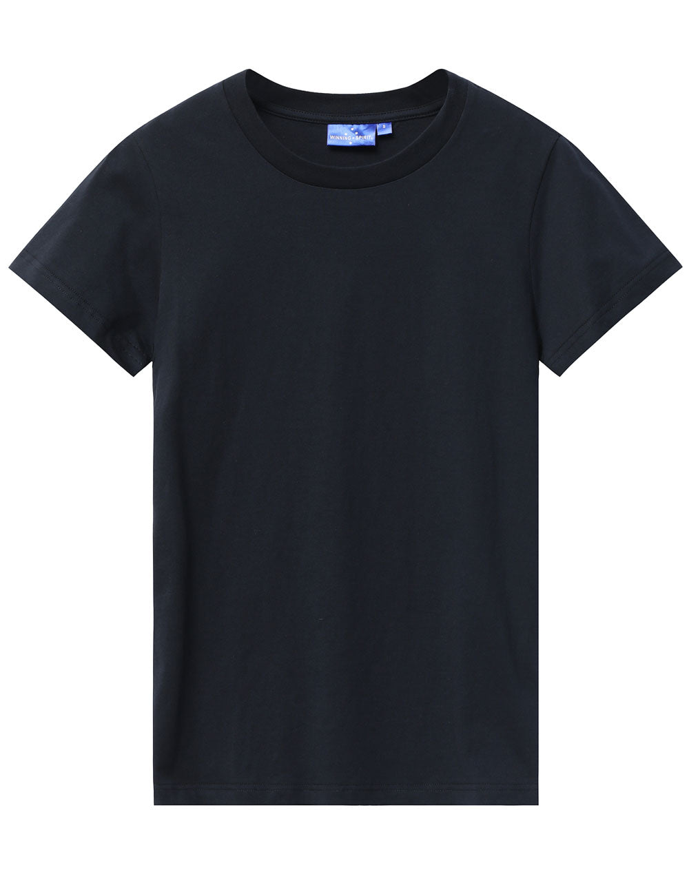 Premium Cotton Tee Shirt Mens - Navy - Front