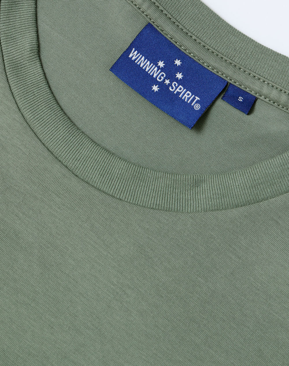 Premium Cotton Face Tee Men's - Mineral Green - View