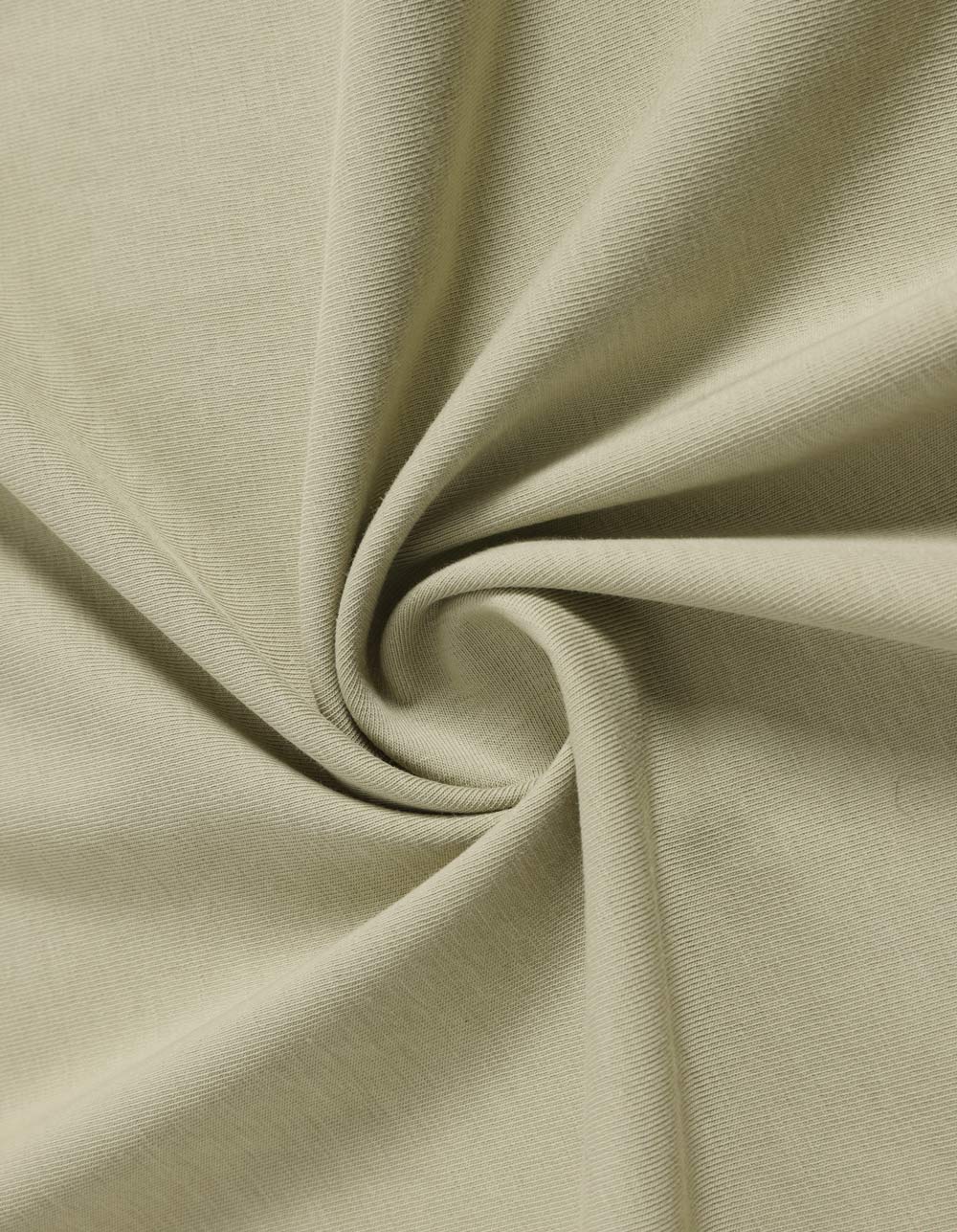 Premium Cotton Face Tee Ladie's - Pistachio - Fabric