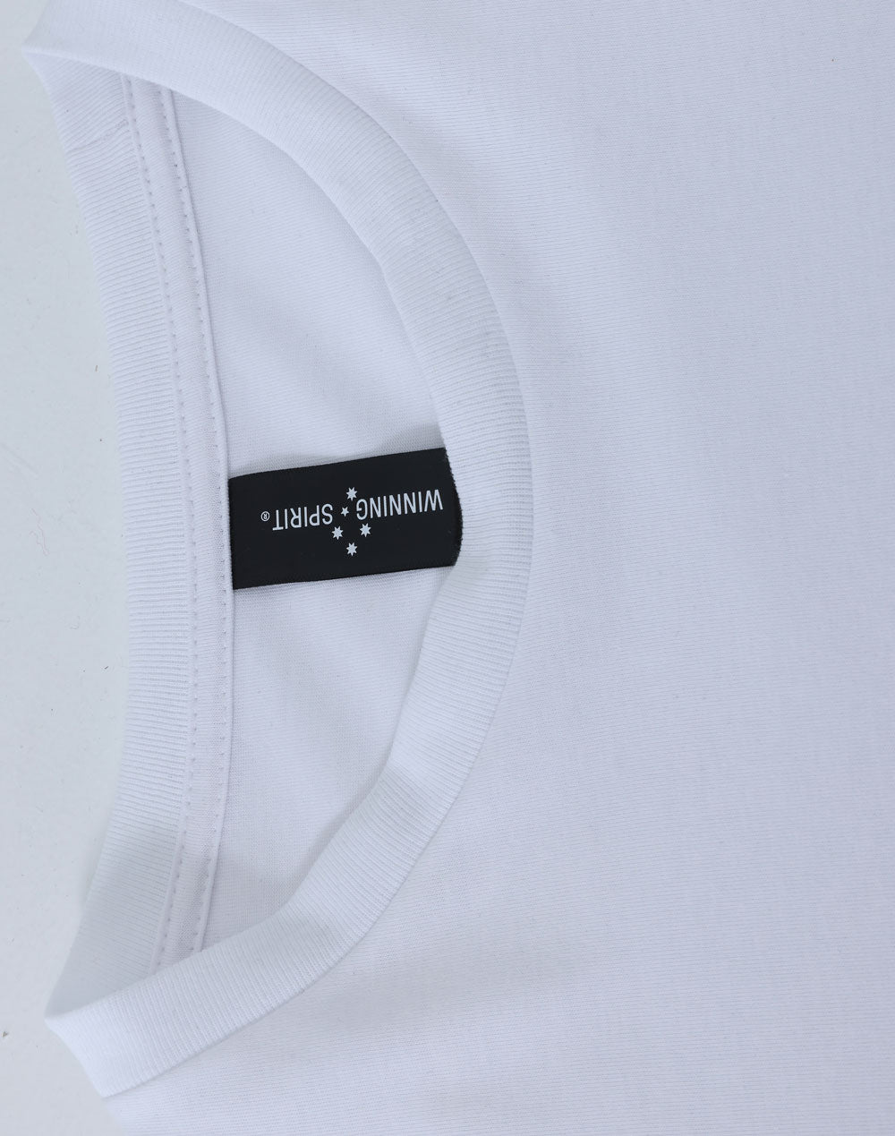 Ladies Premium Cotton Face L/S Tee - White - View