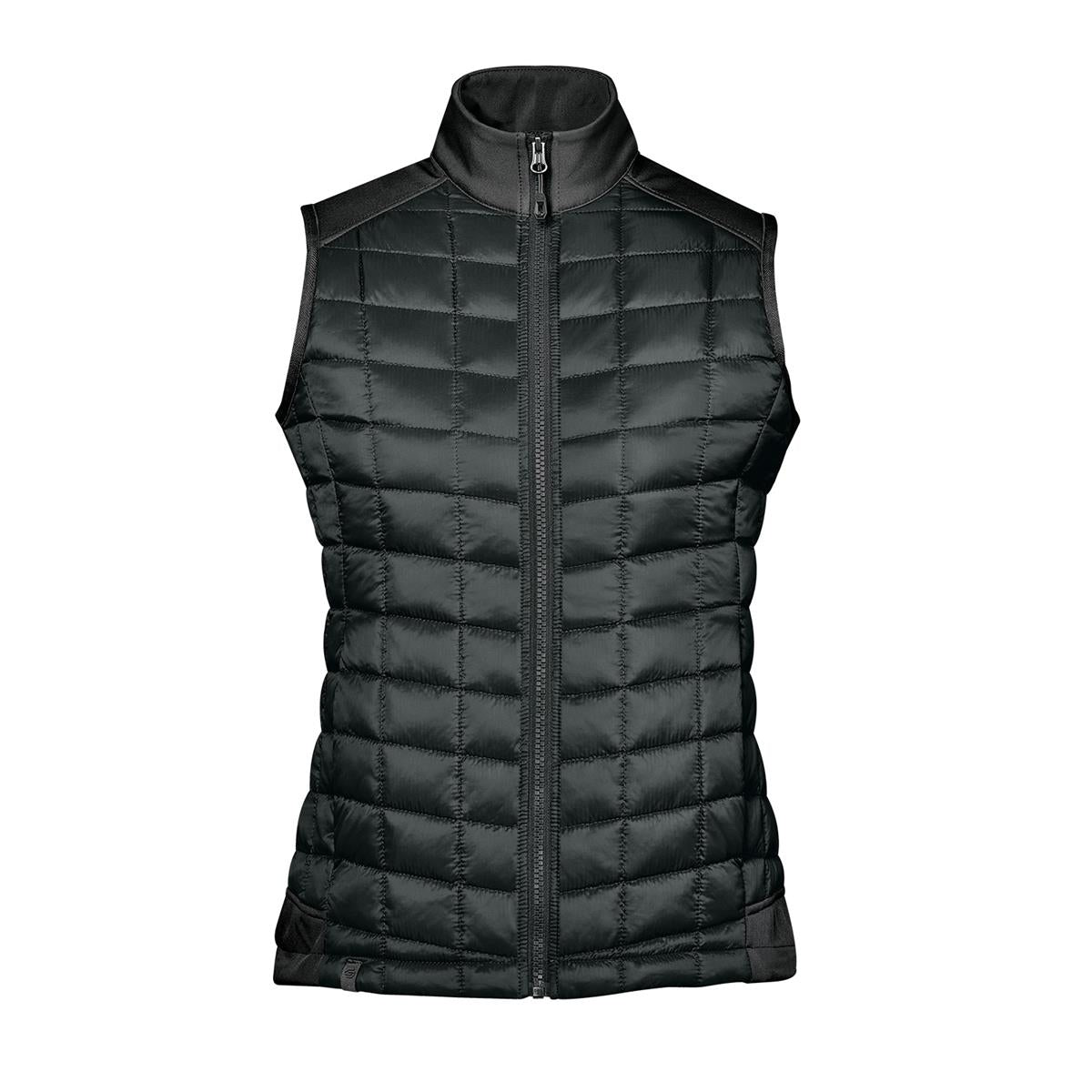 Women's Appalachian Thermal Softshell Vest - Black - Front
