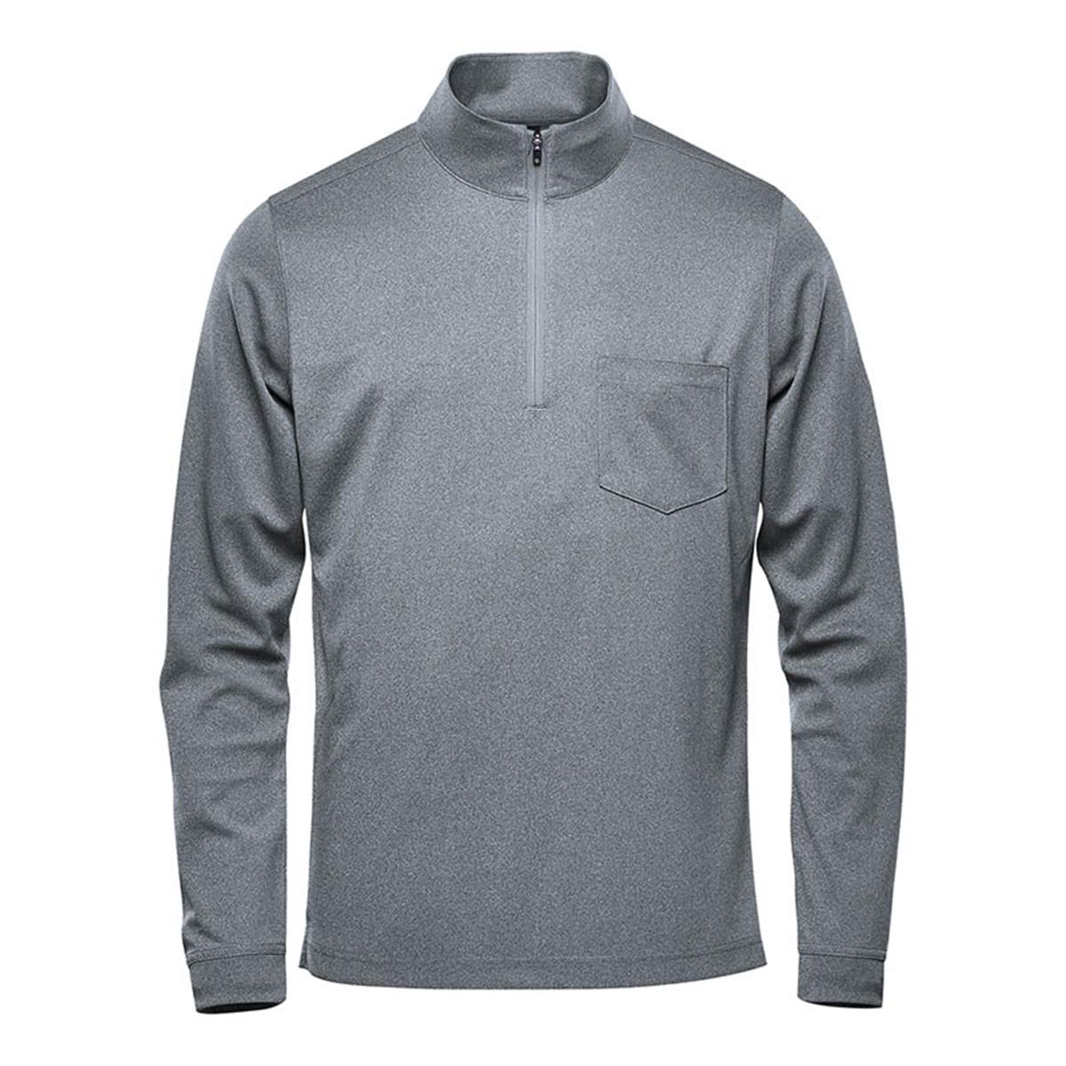 Men's Dockyard 1/4 Zip Pullover - Dolphin Heather - Front