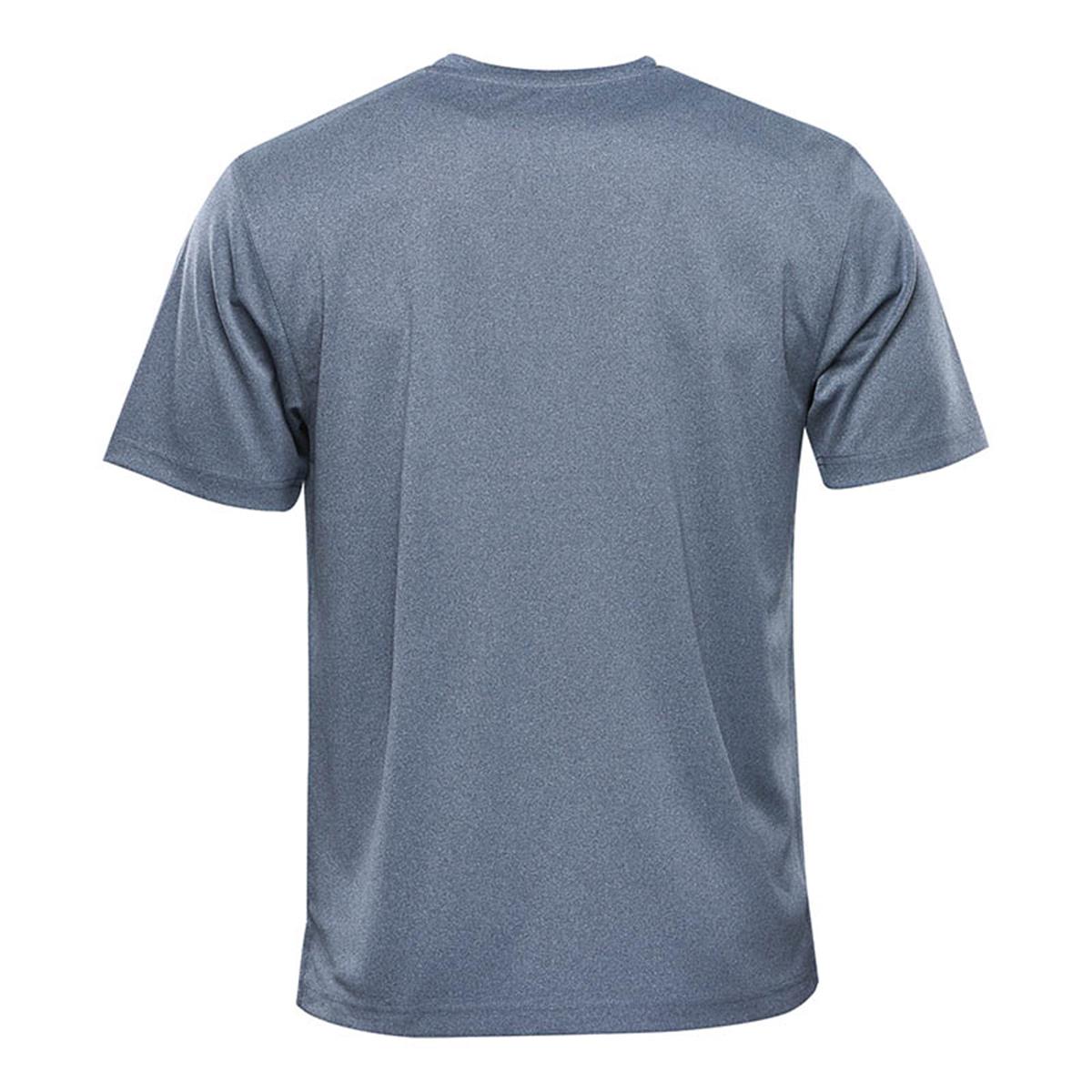 Men's Dockyard Performance Short Sleeve Tee - Navy Heather - Back