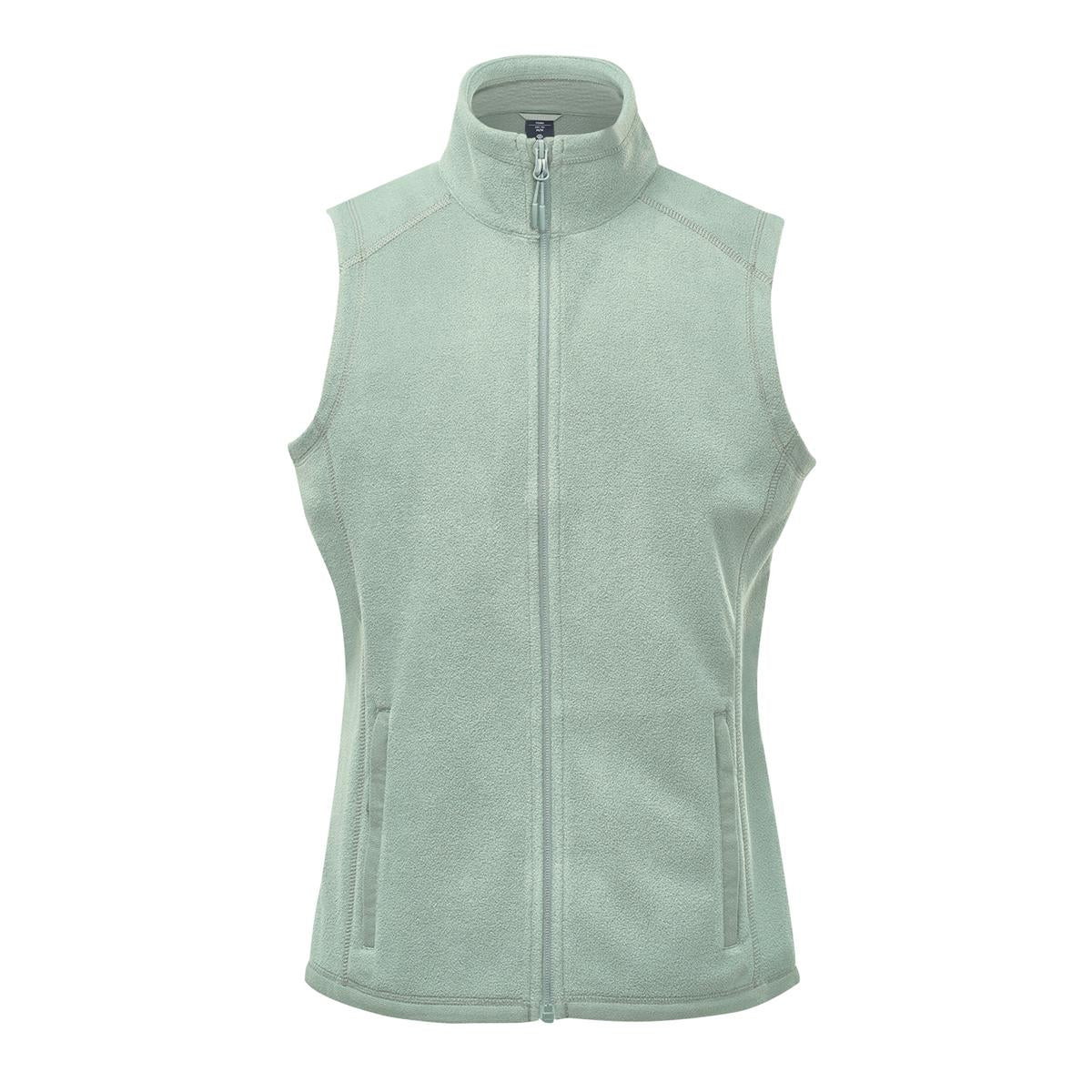 Women's Montauk Fleece Vest - Ice Blue - Front