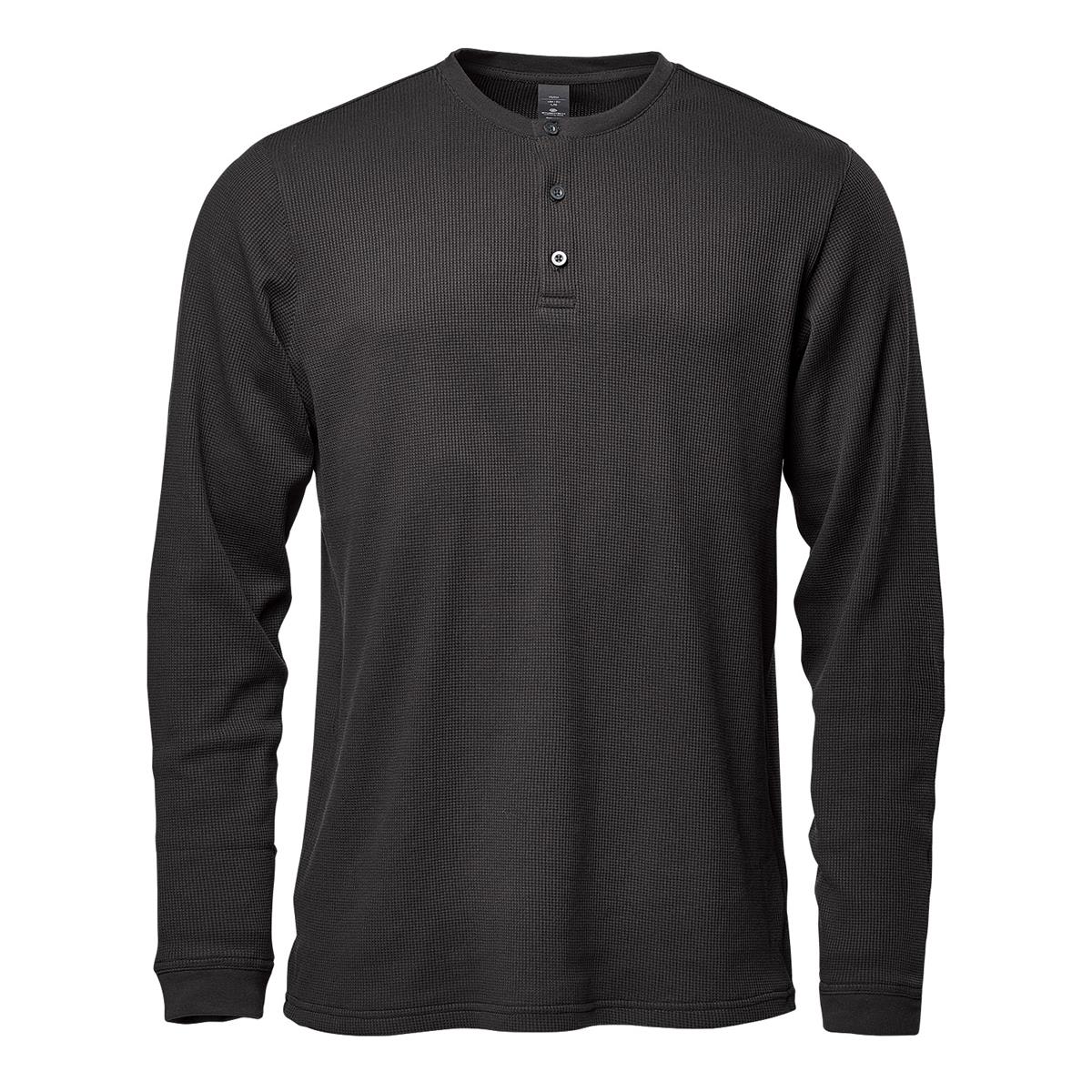 Men's Ashburn Henley - Graphite - Front