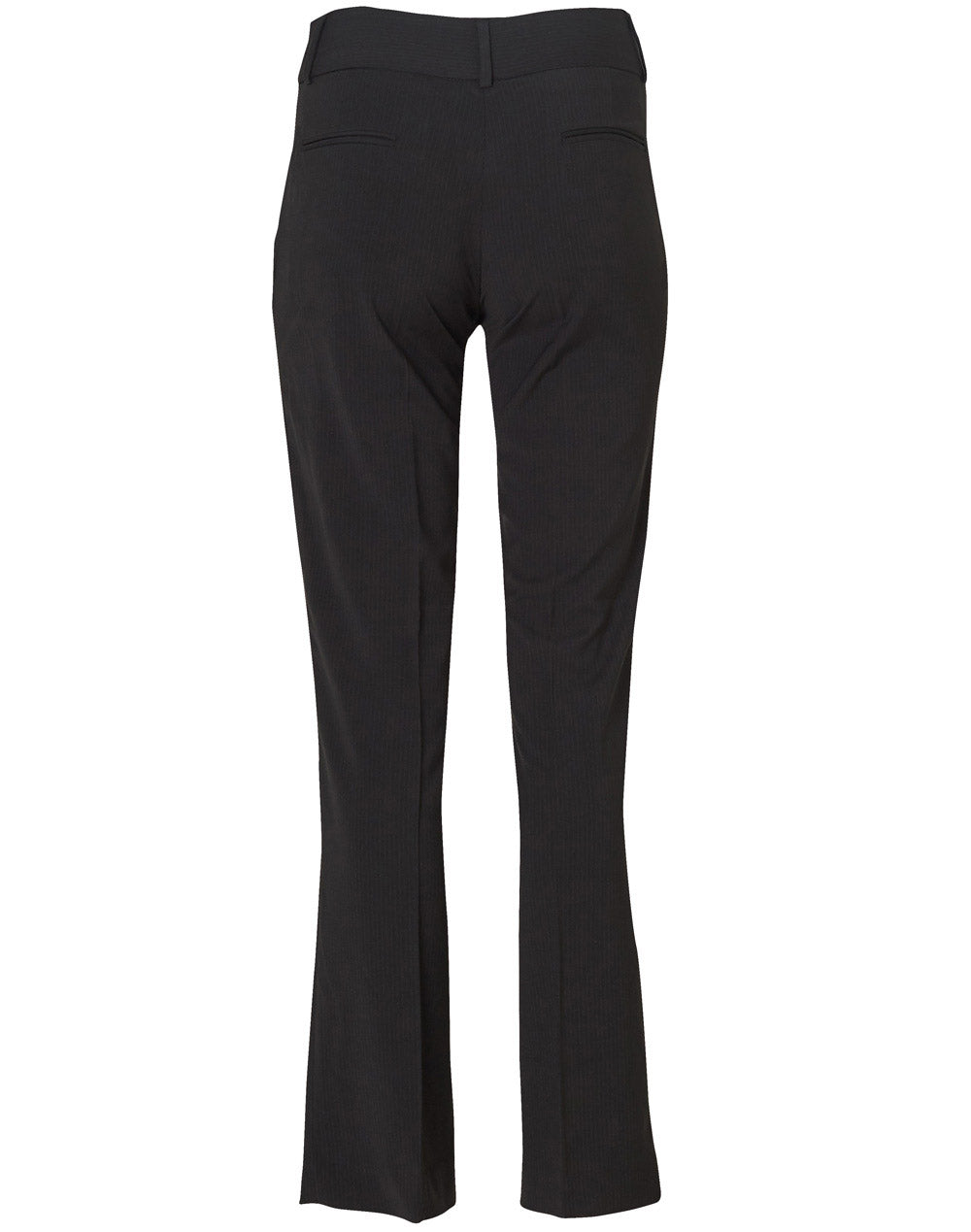 Ladies' Permanent Press Pants - Black - Back