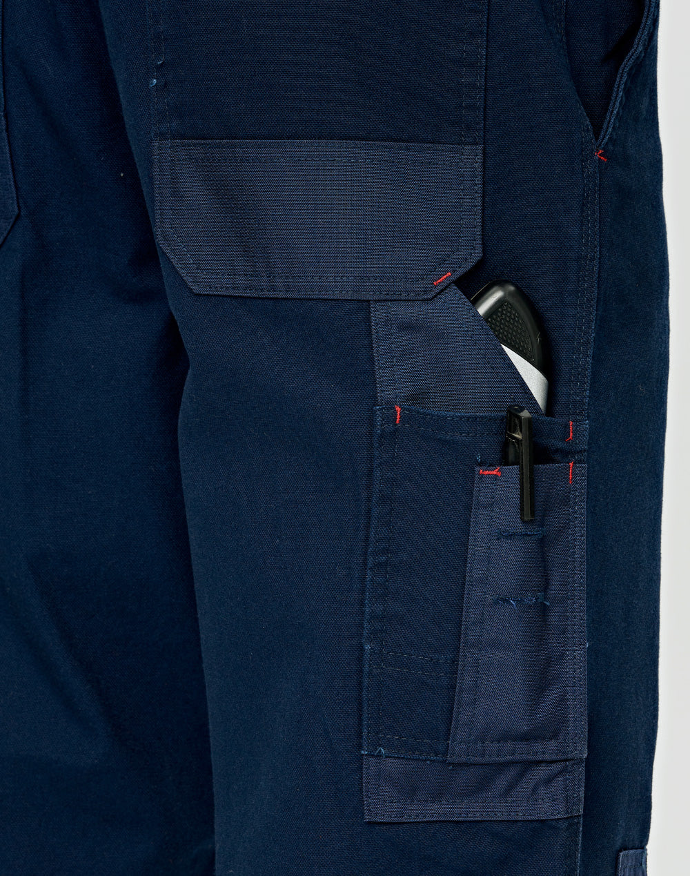 Cordura Durable Work Pants Regular Size - Navy - View