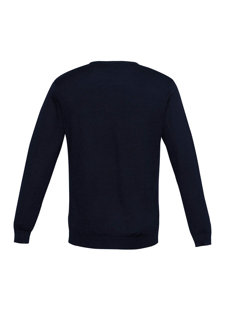 Milano Mens Pullover - Navy - Back