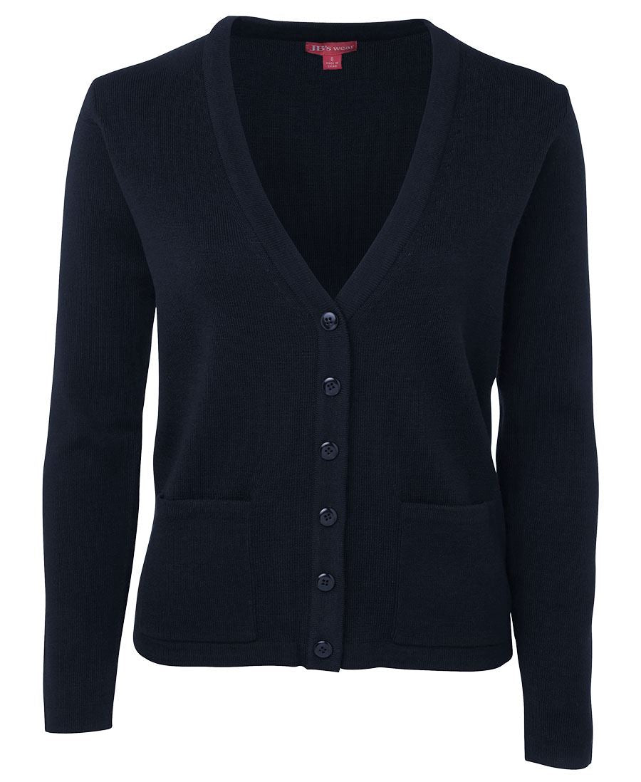 JB's Ladies Knitted Cardigan - Dark Navy - Front