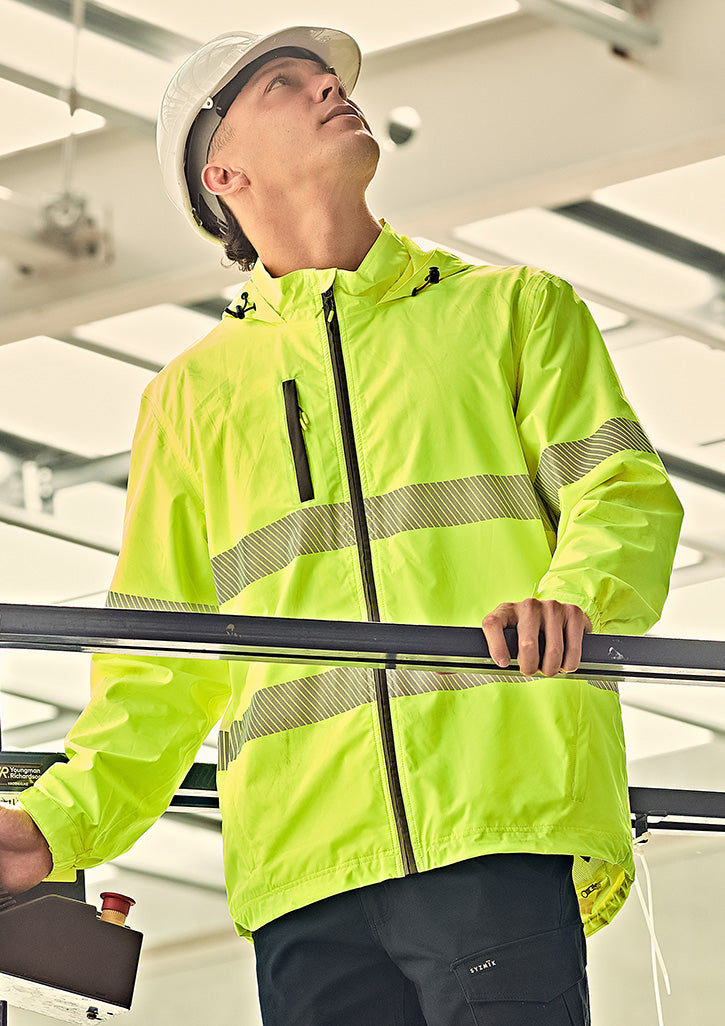 Unisex Super Light Segmented Tape Packable Rain Jacket 3