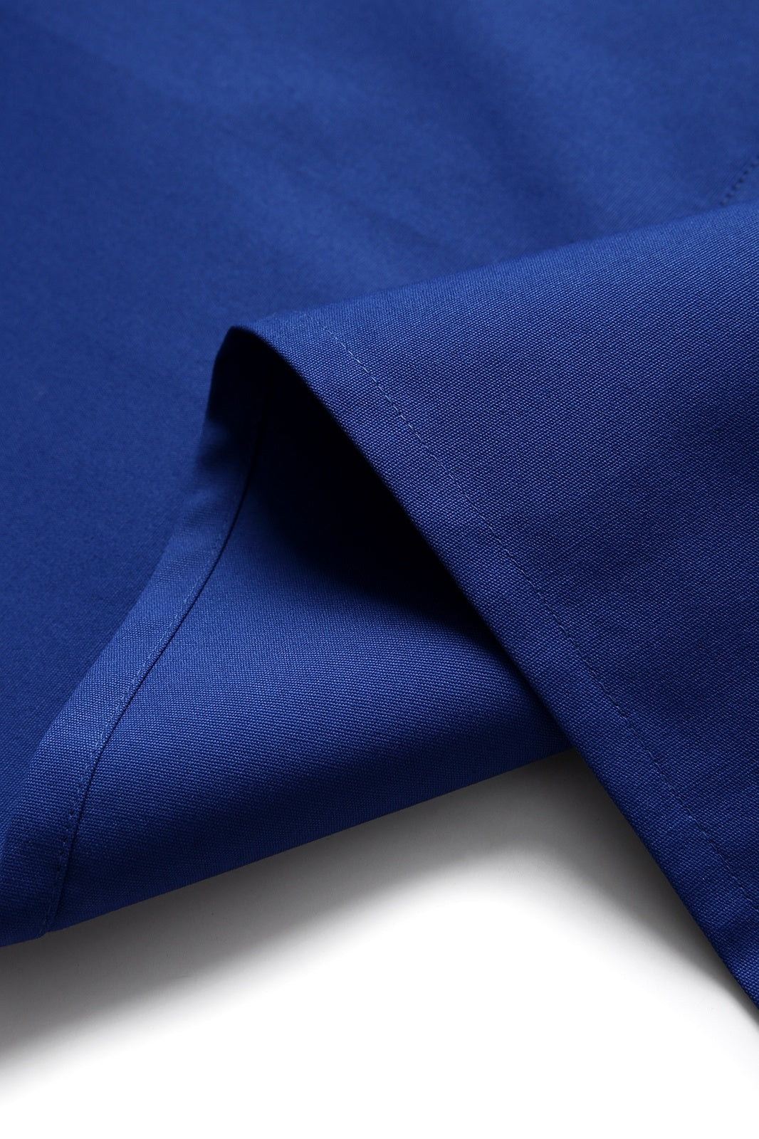 Short Waist Apron - 100% cotton canvas - Royal Blue - View